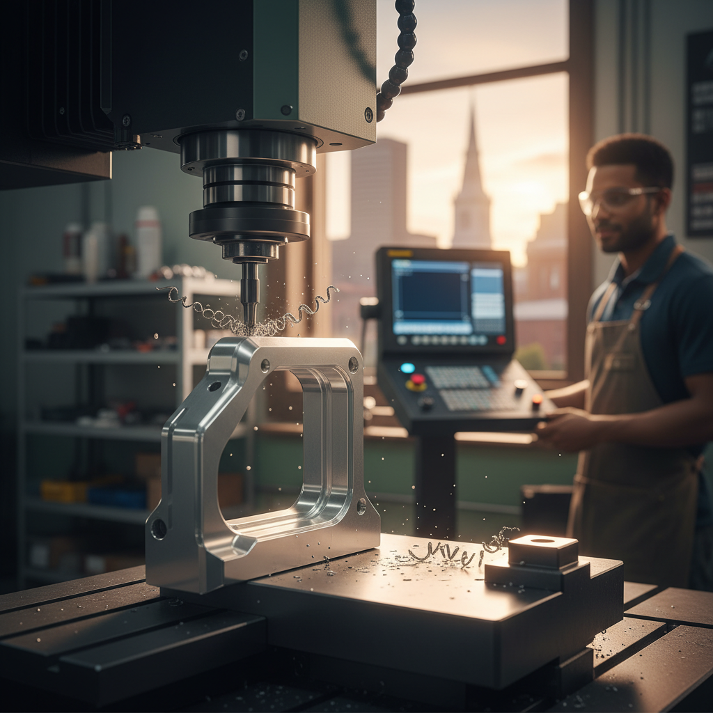 Unlocking Boston's Potential: Advanced Local CNC Solutions illustration for Boston's Edge: Local Precision CNC Machining for Innovators