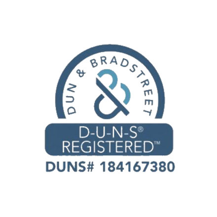 D-U-N-S Registered, DUNS# 184167380