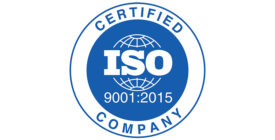 ISO 9001:2015 Certified Company